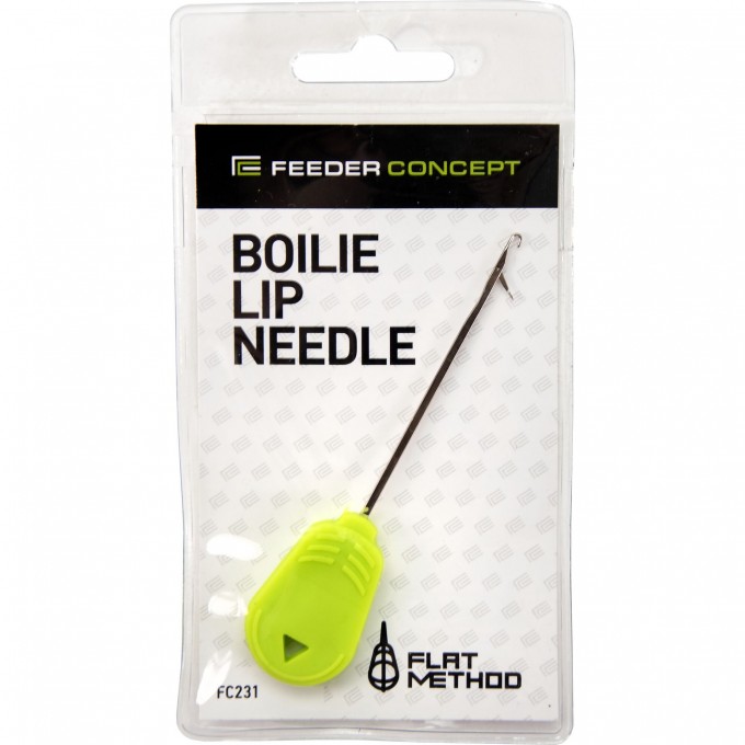 Игла насадочная FEEDER CONCEPT FLAT METHOD BOILIE LIP NEEDLE с замком FC231 Игла насадочная FEEDER CONCEPT FLAT METHOD BOILIE LIP NEEDLE с замком FC231