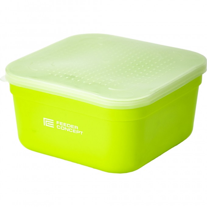 Коробка рыболовная для наживки с крышкой FEEDER CONCEPT FEEDER BAIT BOX р.L FC200-003L Коробка рыболовная для наживки с крышкой FEEDER CONCEPT FEEDER BAIT BOX р.L FC200-003L