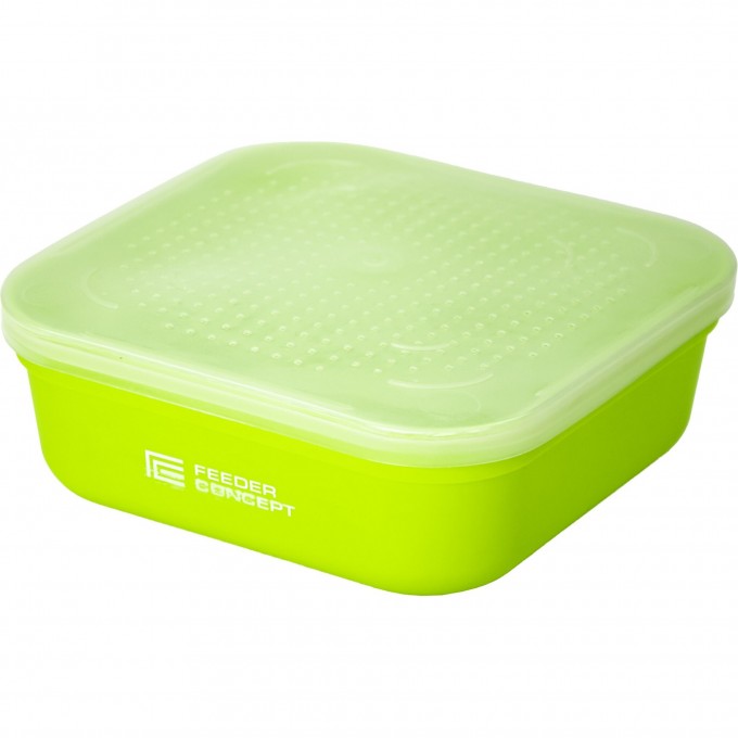 Коробка рыболовная для наживки с крышкой FEEDER CONCEPT FEEDER BAIT BOX р.M FC200-002M Коробка рыболовная для наживки с крышкой FEEDER CONCEPT FEEDER BAIT BOX р.M FC200-002M