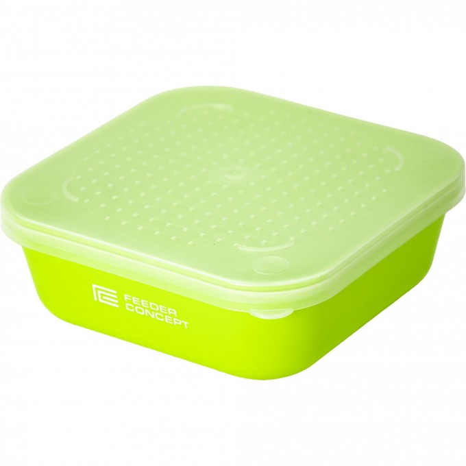Коробка рыболовная для наживки с крышкой FEEDER CONCEPT FEEDER BAIT BOX р.S FC200-001S Коробка рыболовная для наживки с крышкой FEEDER CONCEPT FEEDER BAIT BOX р.S FC200-001S