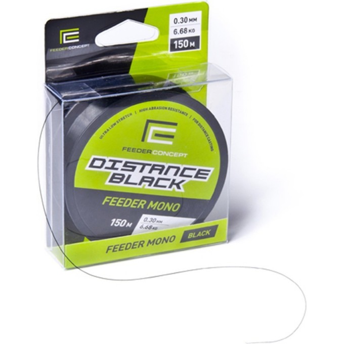 Леска монофильная FEEDER CONCEPT Distance Black 150 м, 0.30 мм FC4001-030 Леска монофильная FEEDER CONCEPT Distance Black 150 м, 0.30 мм FC4001-030