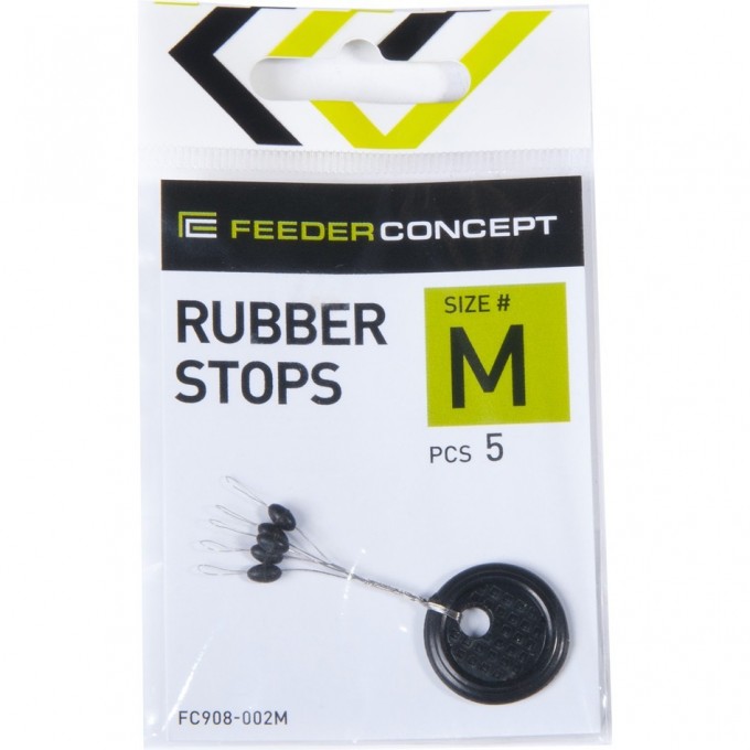 Стопоры резиновые FEEDER CONCEPT Rubber Stops р.005XXL 5шт. FC908-005XXL Стопоры резиновые FEEDER CONCEPT Rubber Stops р.005XXL 5шт. FC908-005XXL