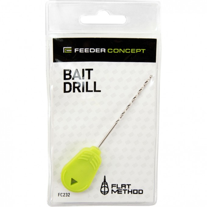 Сверло для насадок FEEDER CONCEPT FLAT METHOD BAIT DRILL FC232 Сверло для насадок FEEDER CONCEPT FLAT METHOD BAIT DRILL FC232